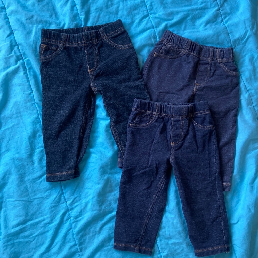 COPY - Carter’s jeans pants. Blue. Set of 3